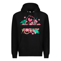 Black nurse flowers custom name design Premium Hoodie - RanaPortraitStore