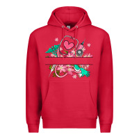 Cardinal nurse flowers custom name design Premium Hoodie - RanaPortraitStore