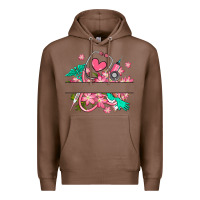 Chestnut nurse flowers custom name design Premium Hoodie - RanaPortraitStore