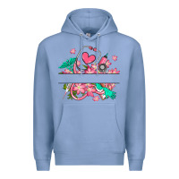 Colony Blue nurse flowers custom name design Premium Hoodie - RanaPortraitStore