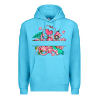Ocean Blue nurse flowers custom name design Premium Hoodie - RanaPortraitStore