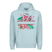Blue Mist nurse flowers custom name design Premium Hoodie - RanaPortraitStore