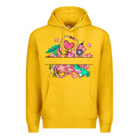 Lemon nurse flowers custom name design Premium Hoodie - RanaPortraitStore