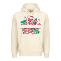 Sandshell nurse flowers custom name design Premium Hoodie - RanaPortraitStore