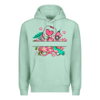 Seafoam nurse flowers custom name design Premium Hoodie - RanaPortraitStore