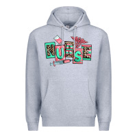 Heather Grey nurse Premium Hoodie - RanaPortraitStore