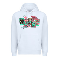 White nurse Premium Hoodie - RanaPortraitStore