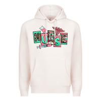 Pale Pink nurse Premium Hoodie - RanaPortraitStore