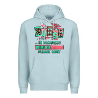 Nurse In Progress Please Wait Premium Hoodie | Teevron