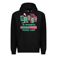 Black nurse in progress please wait Premium Hoodie - RanaPortraitStore