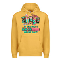 Mustard nurse in progress please wait Premium Hoodie - RanaPortraitStore