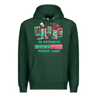 Sports Green nurse in progress please wait Premium Hoodie - RanaPortraitStore