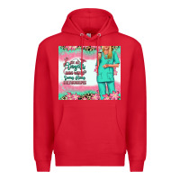 Red not all angels have wings blonde nurse Premium Hoodie - RanaPortraitStore