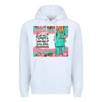 White not all angels have wings blonde nurse Premium Hoodie - RanaPortraitStore