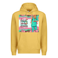 Antique Gold not all angels have wings blonde nurse Premium Hoodie - RanaPortraitStore