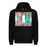 Black not all angels have wings blonde nurse Premium Hoodie - RanaPortraitStore