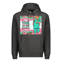 Charcoal Heather not all angels have wings blonde nurse Premium Hoodie - RanaPortraitStore