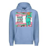 Colony Blue not all angels have wings blonde nurse Premium Hoodie - RanaPortraitStore