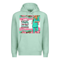 Seafoam not all angels have wings blonde nurse Premium Hoodie - RanaPortraitStore
