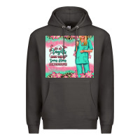 Smoke not all angels have wings blonde nurse Premium Hoodie - RanaPortraitStore