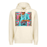 Tofu nurse life afro woman Premium Hoodie - RanaPortraitStore