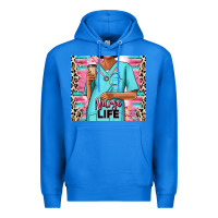 True Royal nurse life afro woman Premium Hoodie - RanaPortraitStore
