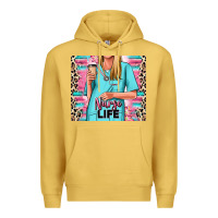 Antique Gold nurse life blonde woman Premium Hoodie - RanaPortraitStore