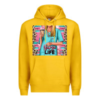 Lemon nurse life blonde woman Premium Hoodie - RanaPortraitStore