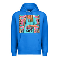 True Royal nurse life blonde woman Premium Hoodie - RanaPortraitStore