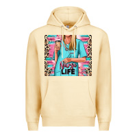 Pina Colada nurse life blonde woman Premium Hoodie - RanaPortraitStore