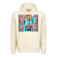 Sandshell nurse life blonde woman Premium Hoodie - RanaPortraitStore
