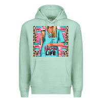 Seafoam nurse life blonde woman Premium Hoodie - RanaPortraitStore