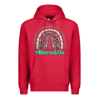 Cardinal nurse life rainbow Premium Hoodie - RanaPortraitStore