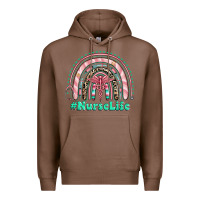 Chestnut nurse life rainbow Premium Hoodie - RanaPortraitStore