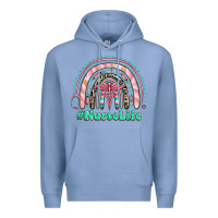 Colony Blue nurse life rainbow Premium Hoodie - RanaPortraitStore