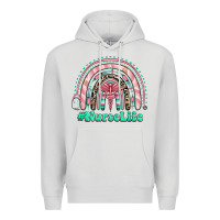 Dove Grey nurse life rainbow Premium Hoodie - RanaPortraitStore