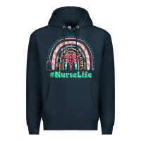 Navy nurse life rainbow Premium Hoodie - RanaPortraitStore