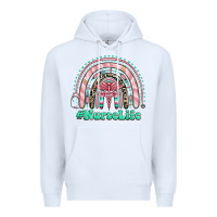 White nurse life rainbow Premium Hoodie - RanaPortraitStore