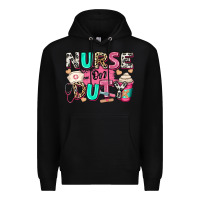 Black nurse on duty Premium Hoodie - RanaPortraitStore