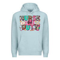 Blue Mist nurse on duty Premium Hoodie - RanaPortraitStore