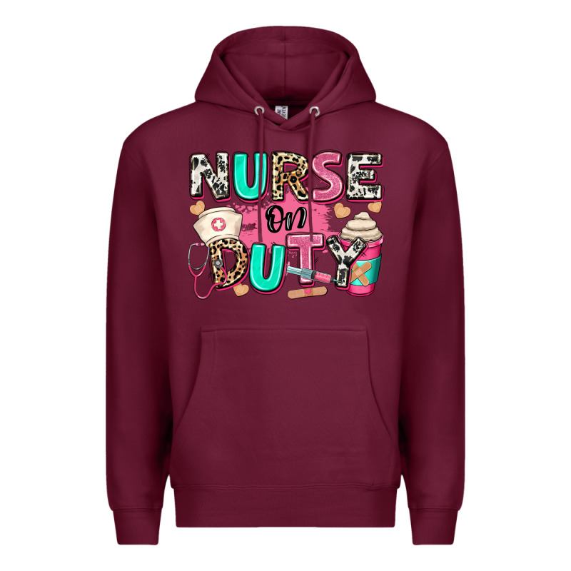 Nurse On Duty Premium Hoodie by RanaPortraitStore | Teevron