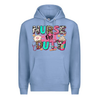Colony Blue nurse on duty Premium Hoodie - RanaPortraitStore