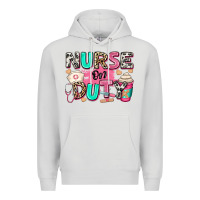 Dove Grey nurse on duty Premium Hoodie - RanaPortraitStore