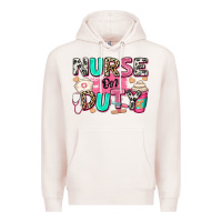Pale Pink nurse on duty Premium Hoodie - RanaPortraitStore