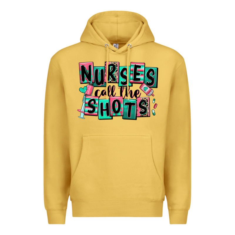 Nurses Call The Shots Premium Hoodie by RanaPortraitStore | Teevron