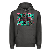 Charcoal Heather nurses call the shots Premium Hoodie - RanaPortraitStore