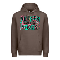 Coffee nurses call the shots Premium Hoodie - RanaPortraitStore
