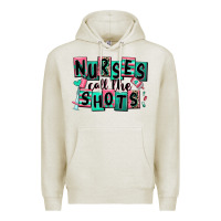 Oatmeal Heather nurses call the shots Premium Hoodie - RanaPortraitStore