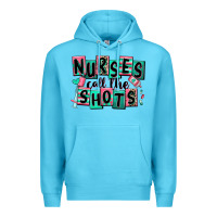 Ocean Blue nurses call the shots Premium Hoodie - RanaPortraitStore