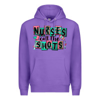 Purple nurses call the shots Premium Hoodie - RanaPortraitStore